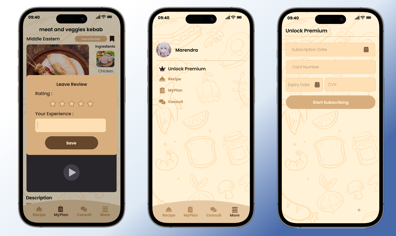 Payment page